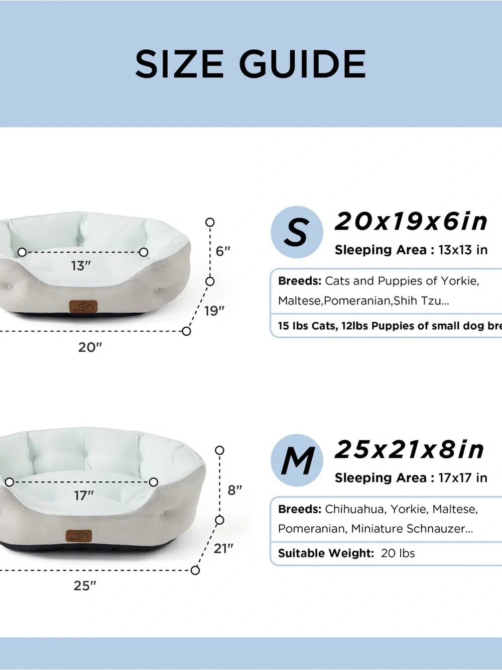BEDSURE SIZE SMALL COOLING PET BEDS ❗️🩵🧊❄️🐾 FOR DOGS OR CATS VERY COOLING